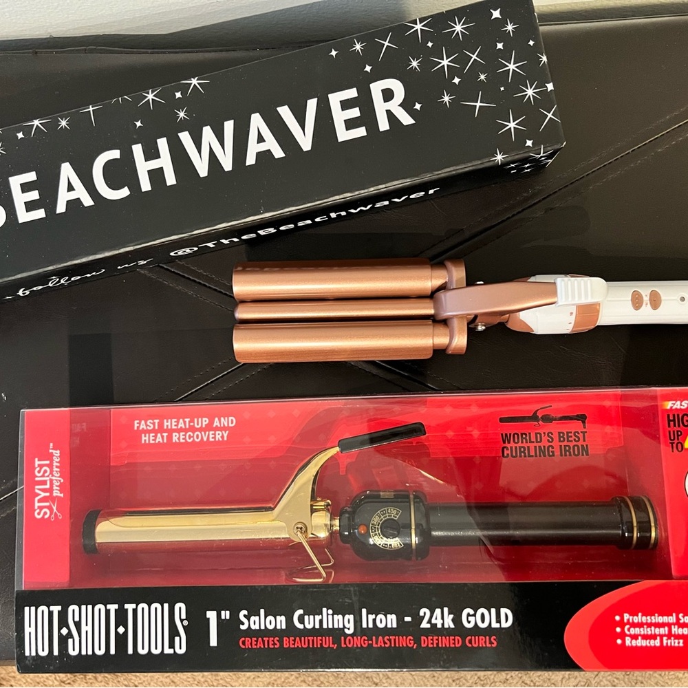 Three new hair styling tools; 2 in original packaging. $120 for all three.